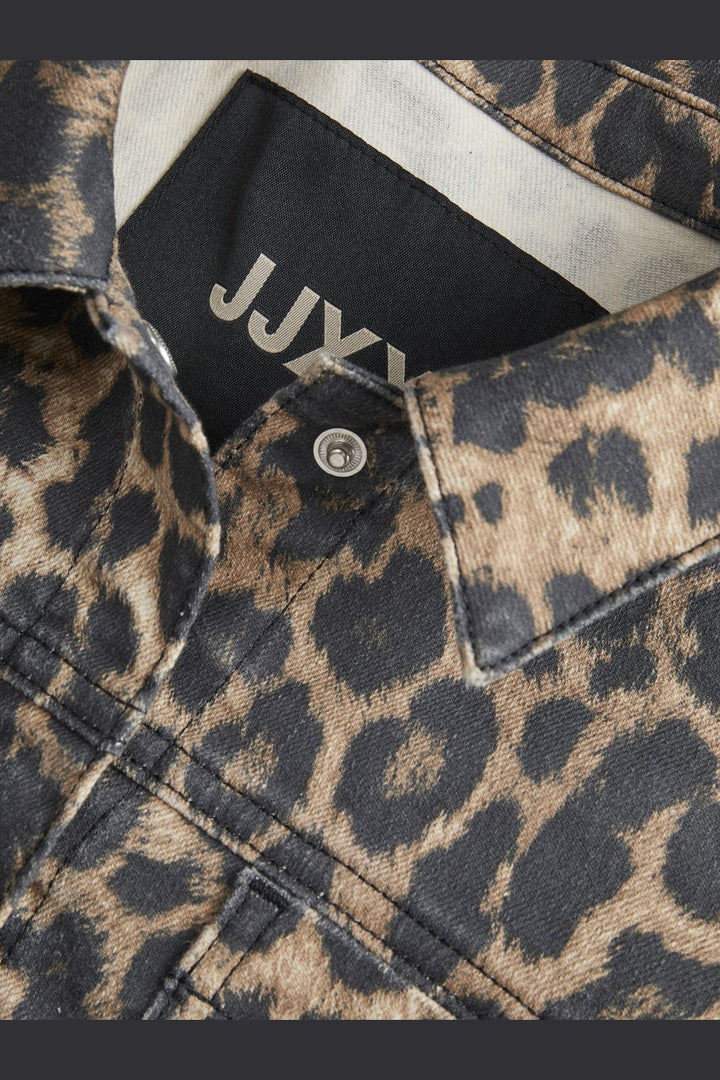 Jjxx - Jxsarah Leo Overshirt - 4702717 Cornstalk Leopard