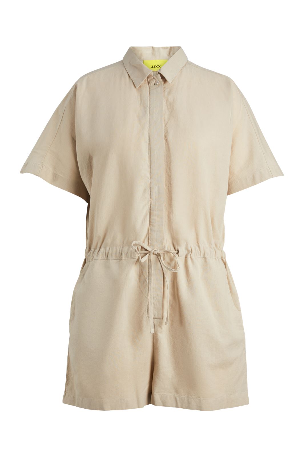 Jjxx - Jxtrala Linen Blend Playsuit - 4389194 Cement