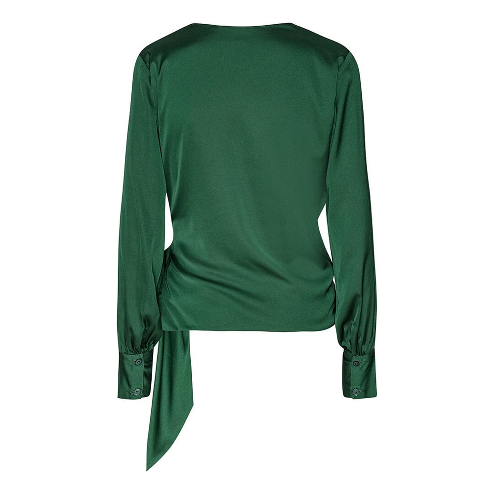 Karmamia - Ines Blouse - Hunter Green Bluser 