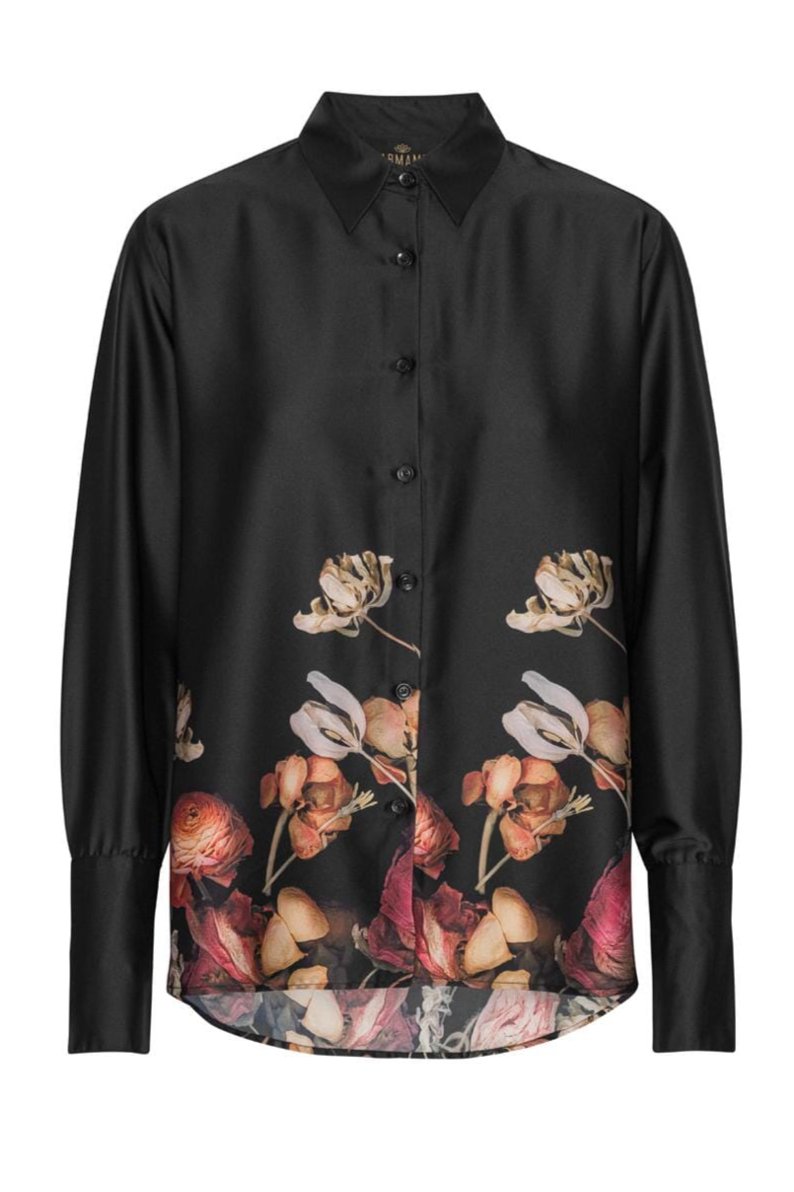 Karmamia - Joseph Shirt - Black Blossom