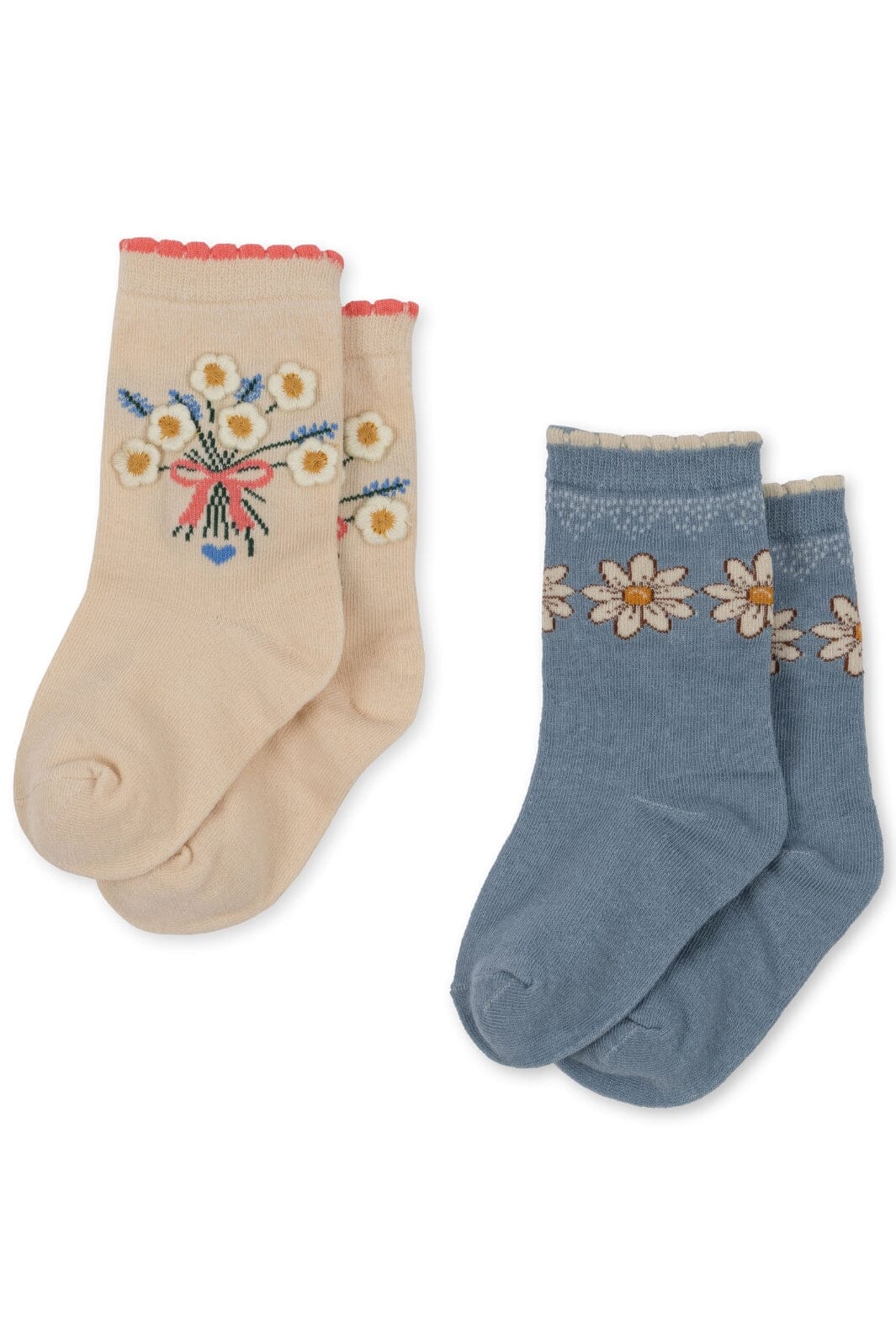 Konges Sløjd - 2 Pack Daisy Socks - Daisy/mix Strømper 