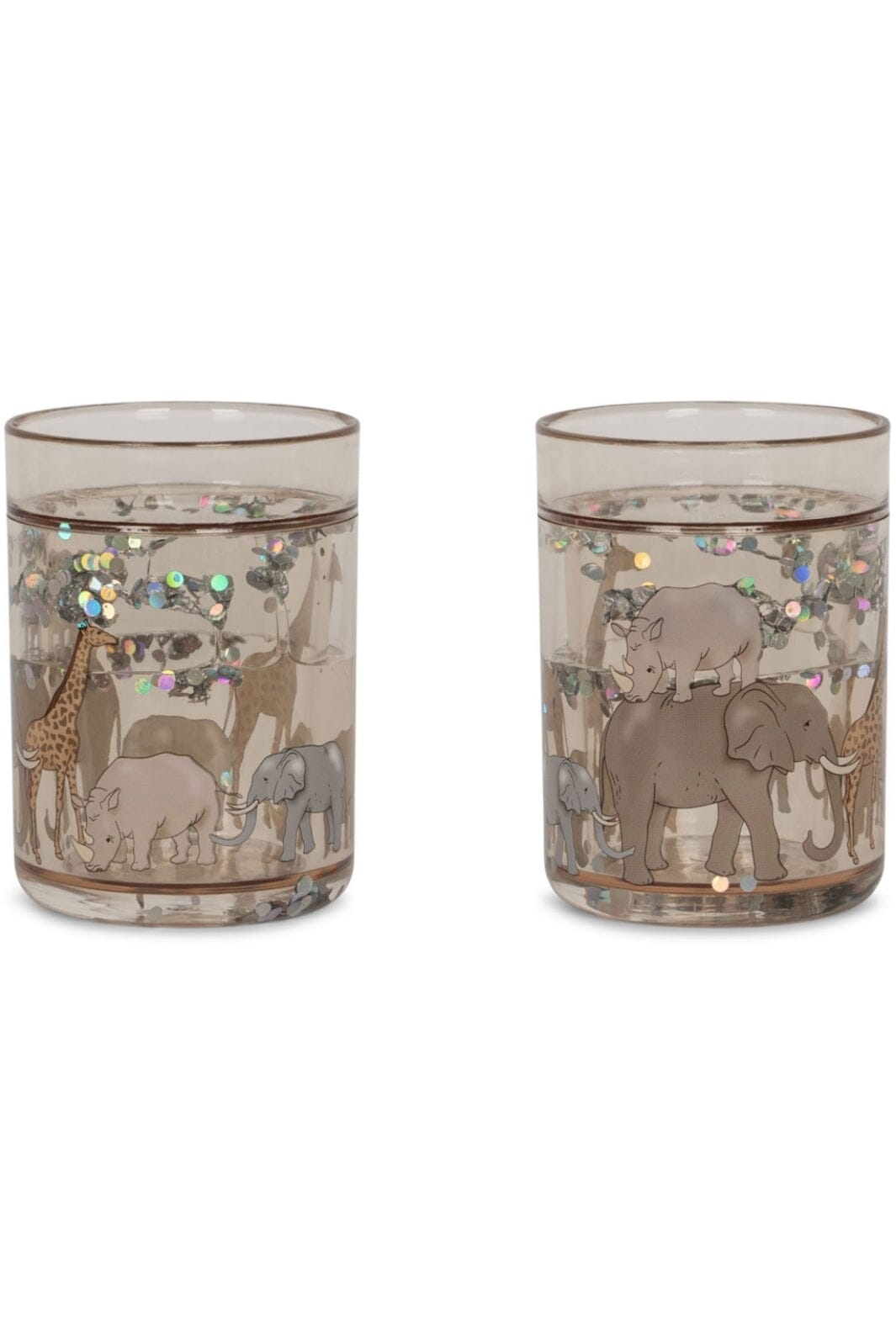 Konges Sløjd - 2 Pack Glitter Cups - Safari Køkkentilbehør 