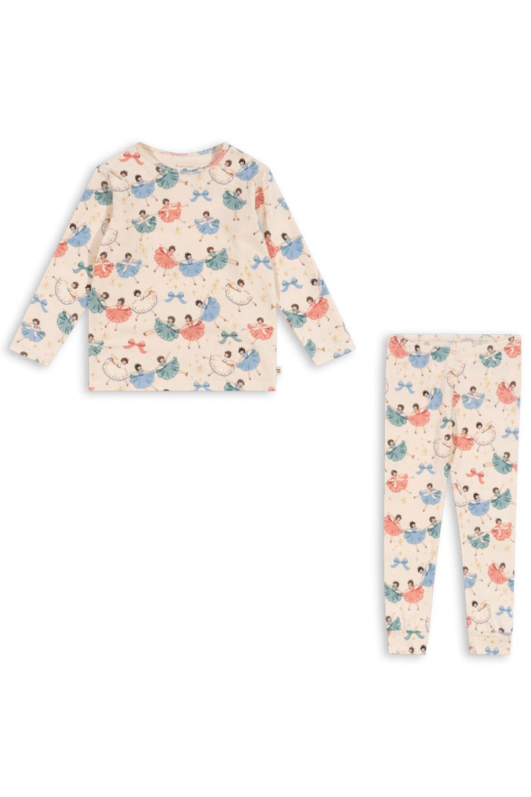 Konges Sløjd - Basic Blouse/pants Set Gots ks101887 - Bow Ballerina Sæt 