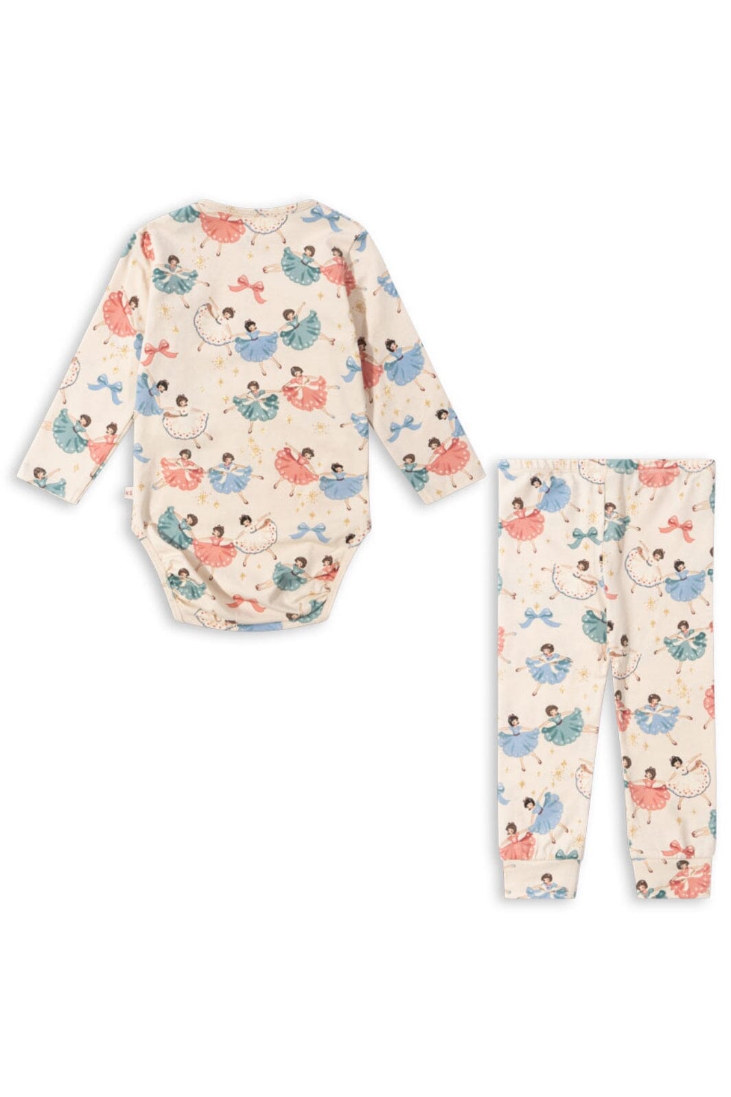 Konges Sløjd - Basic Body/pants Set Gots ks101888 - Bow Ballerina Sæt 