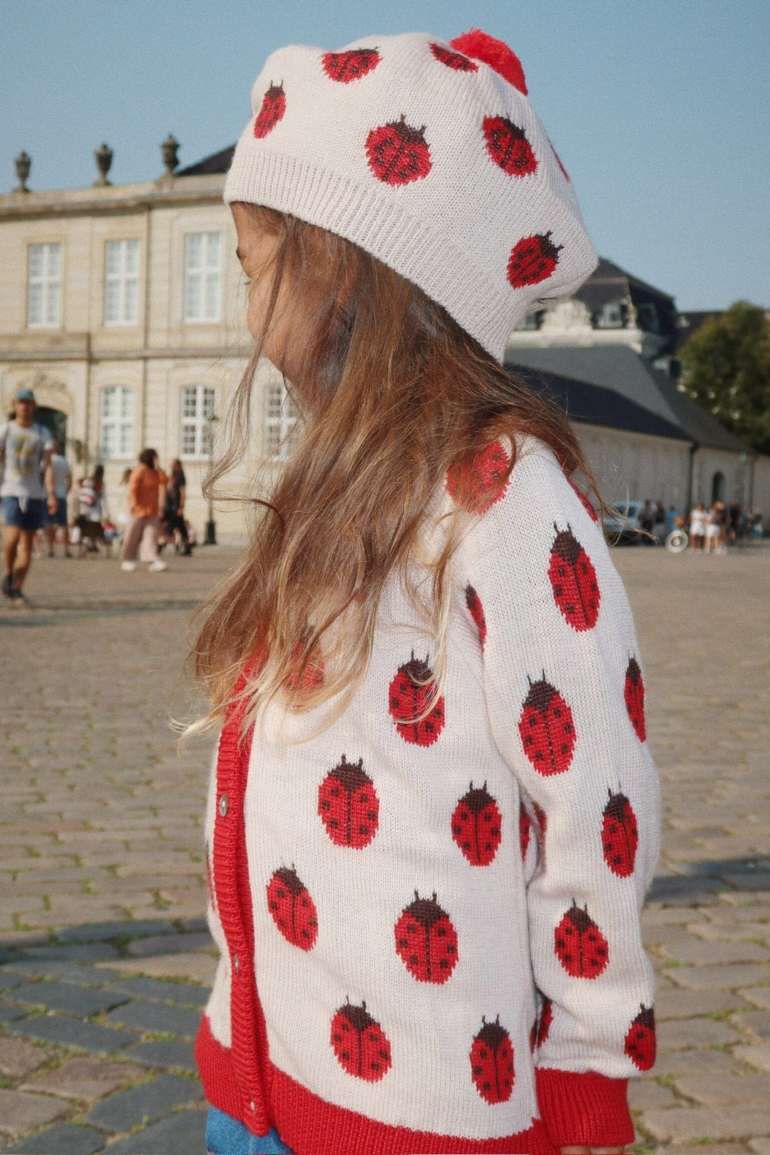 Konges Sløjd - Belou Knit Beret Ks102222 - Ladybug Hatte 