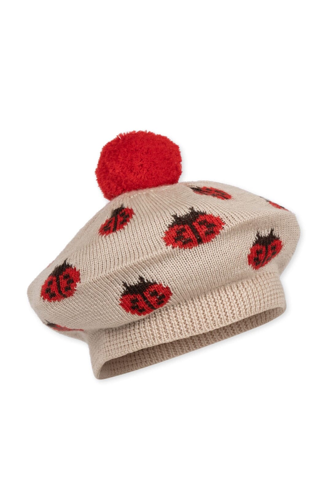 Konges Sløjd - Belou Knit Beret Ks102222 - Ladybug Hatte 