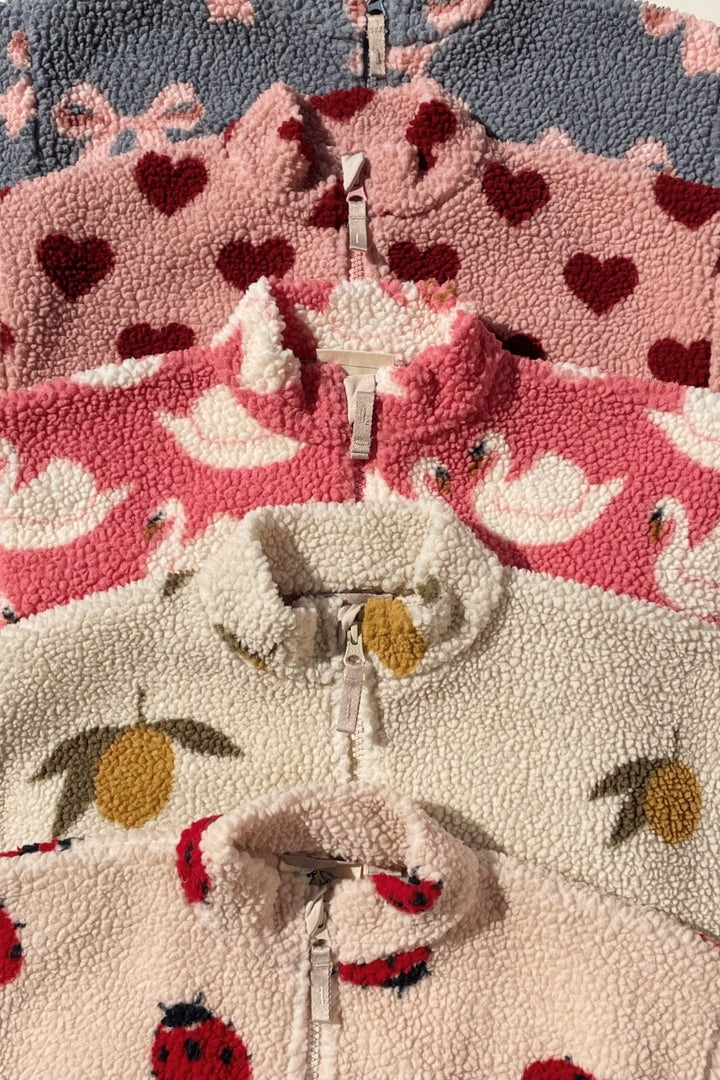 Konges Sløjd - Jody Teddy Jacket Grs Ks102308 - Ladybug Sand