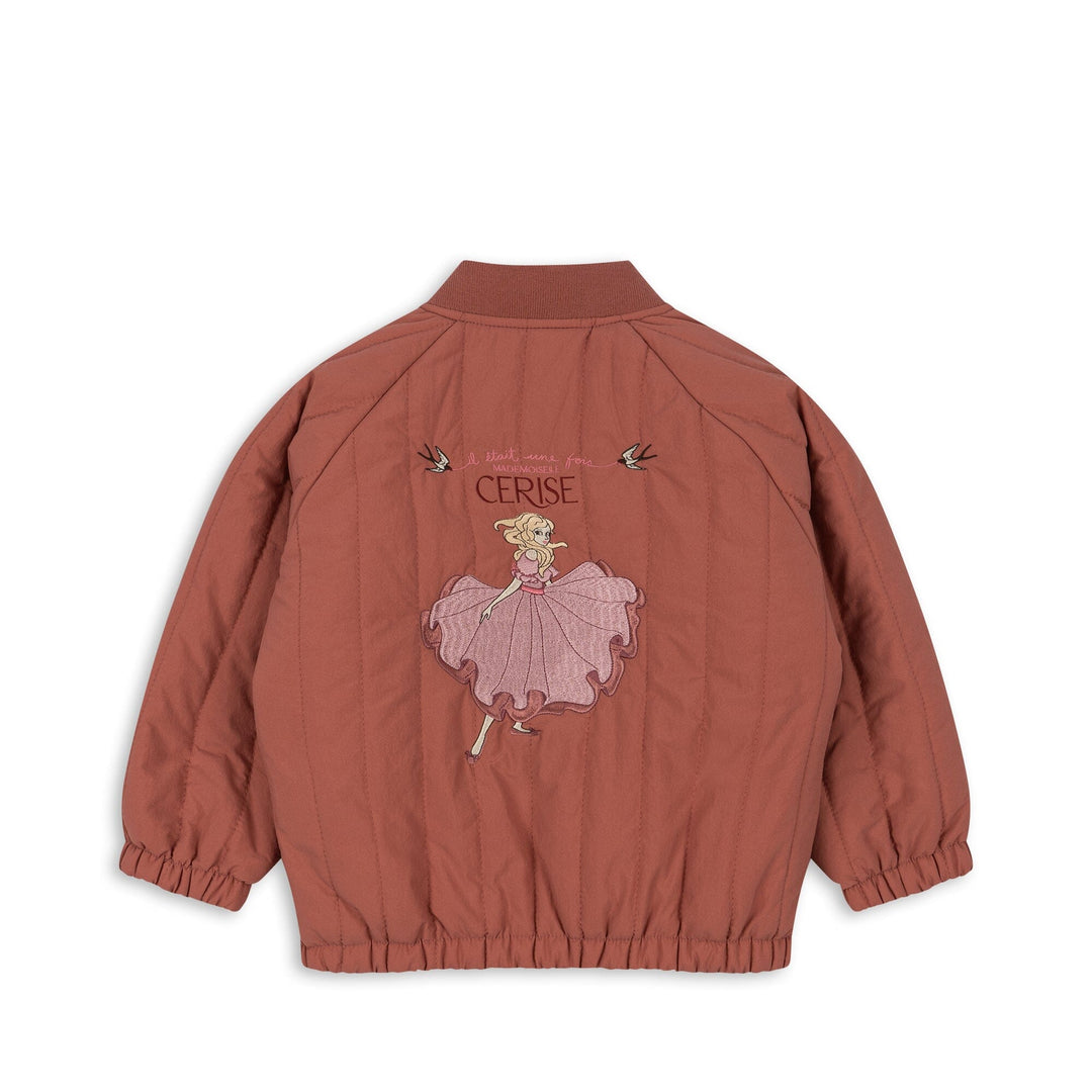 Konges Sløjd - Juno Frill Bomber Jacket - Canyon Rose Termojakker 