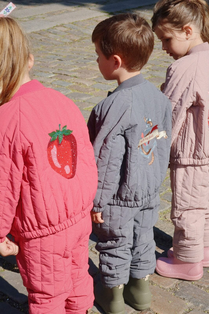 Konges Sløjd - Juno Sparkle Bomber Jacket Ks102314 - Raspberry Wine