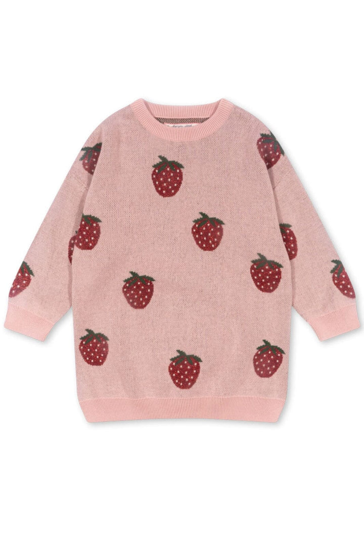 Konges Sløjd - Lapis Lurex Knit Dress Ks102262 - Strawberry