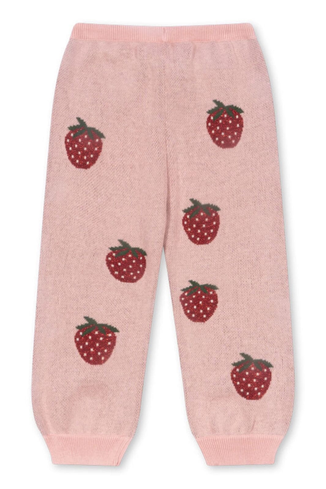 Konges Sløjd - Lapis Lurex Knit Pants Ks102261 - Strawberry