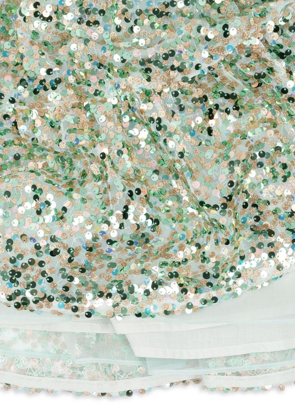 Konges Sløjd - Lila Sequins Dress - Green Kjoler 