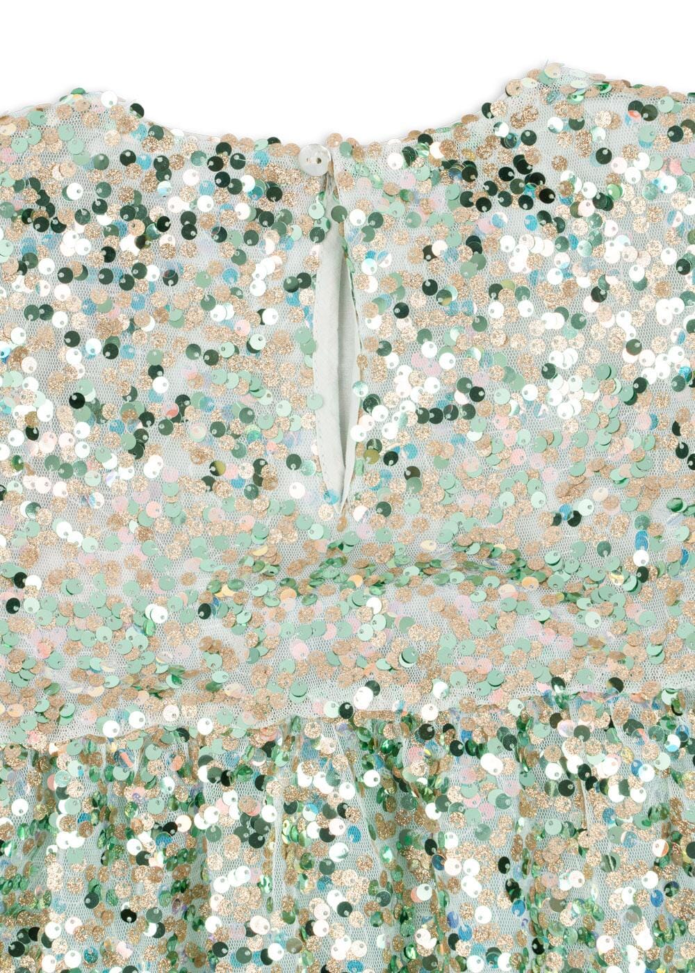 Konges Sløjd - Lila Sequins Dress - Green Kjoler 