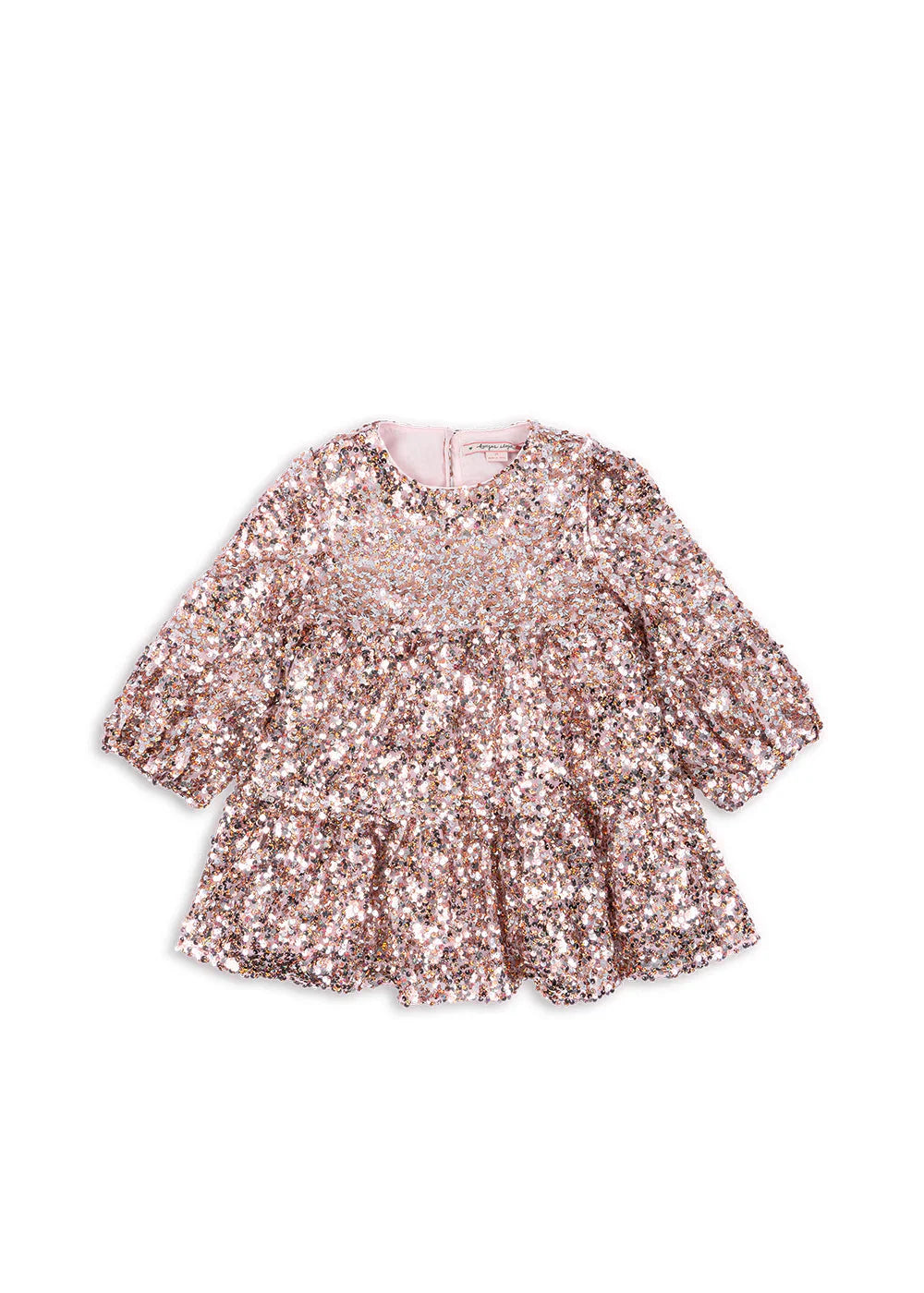 Konges Sløjd - Lila Sequins Dress - Grey/rosa Kjoler 