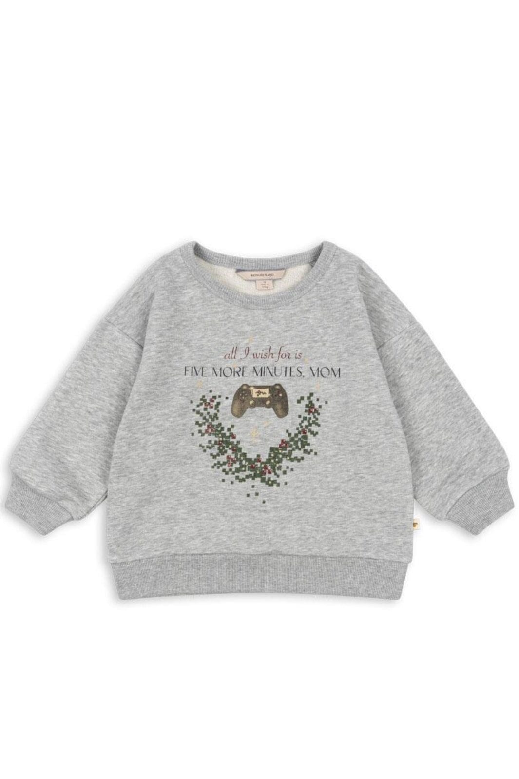 Konges Sløjd - Lou Sweat Shirt Ocsks102021 - Grey Melange Sweatshirts 