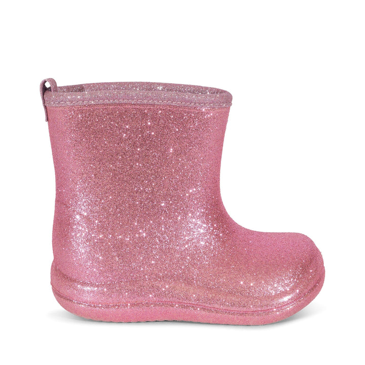 Konges Sløjd - Luc Lightweight Glitter Rain Boot - Glitter Rose Gummistøvler 