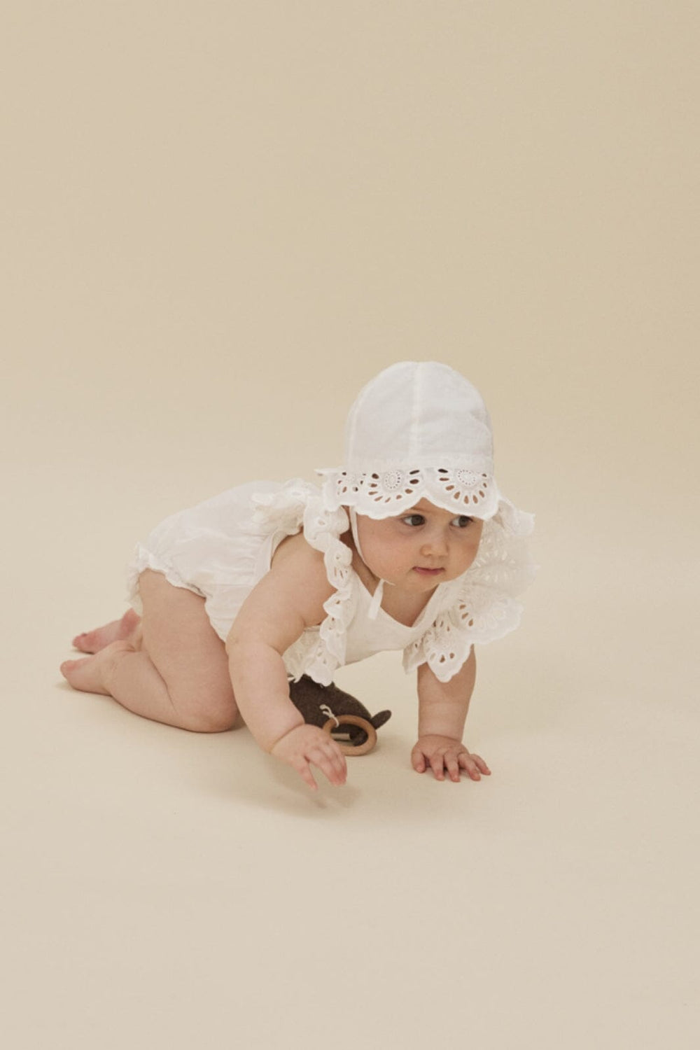 Konges Sløjd - Posey Romper - Optic White Heldragter 