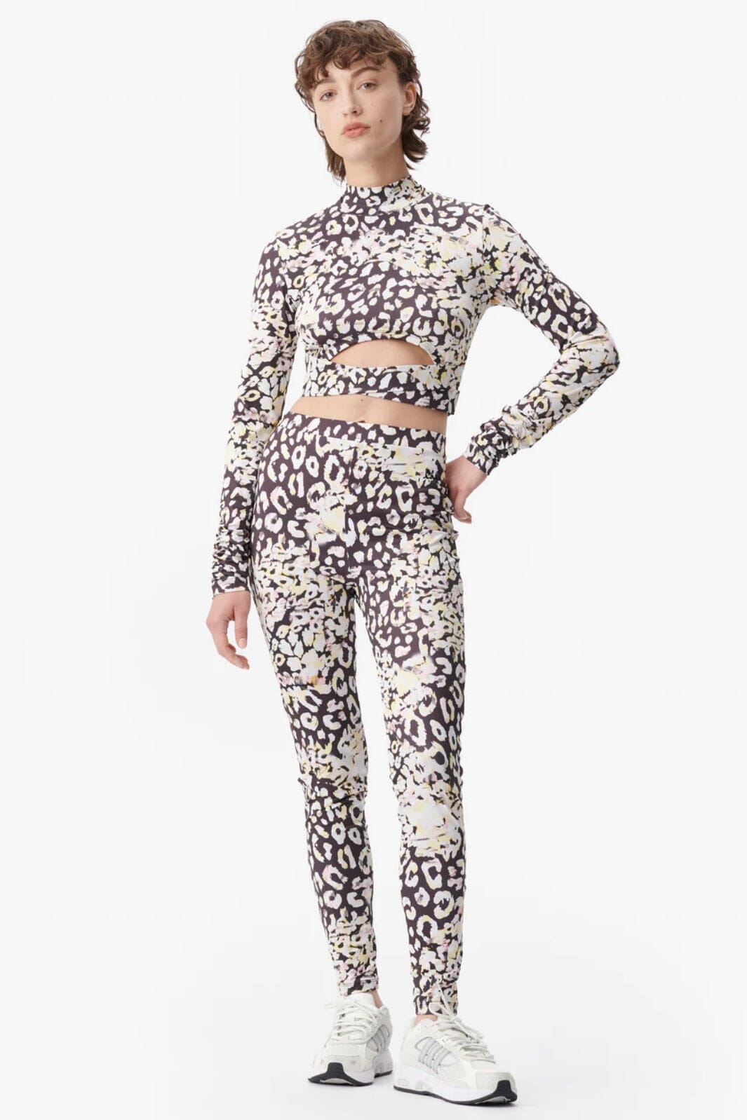 Lala Berlin - Legging Leonie - floral leo Leggings 