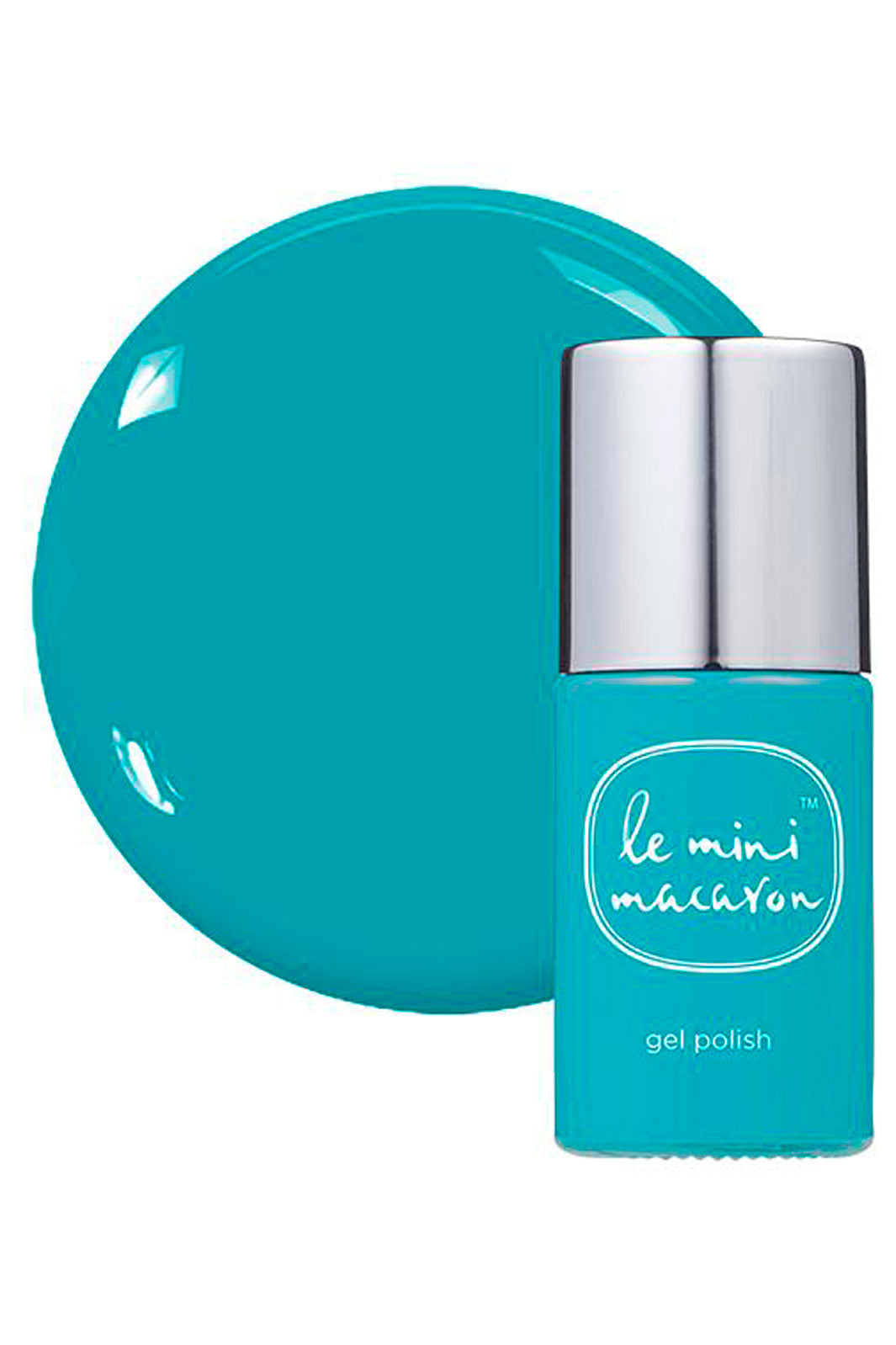 Le Mini Macaron - Neglelak Gel - Blue Lagoon Neglelak 