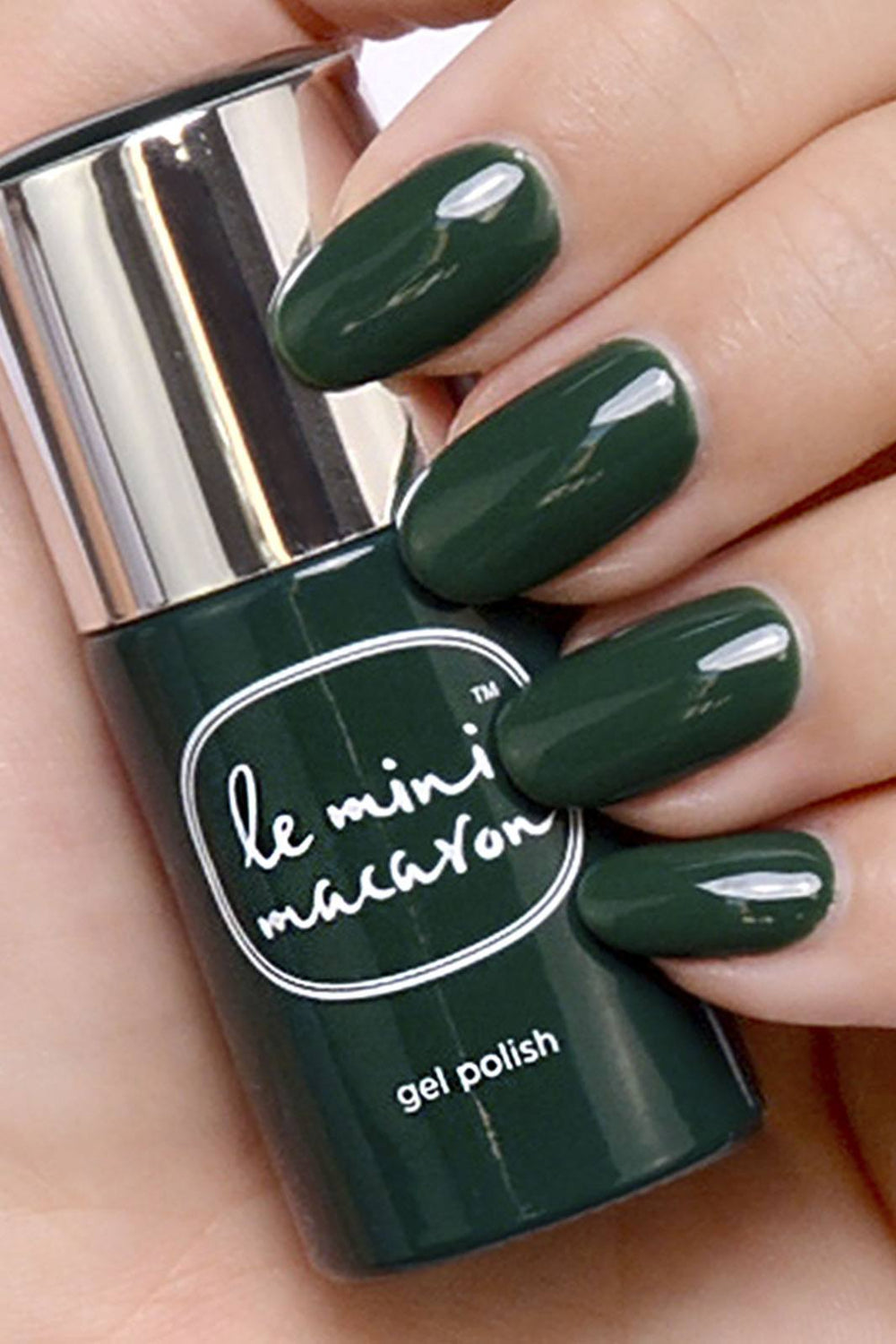 Le Mini Macaron - Neglelak Gel - Emerald Green Neglelak 