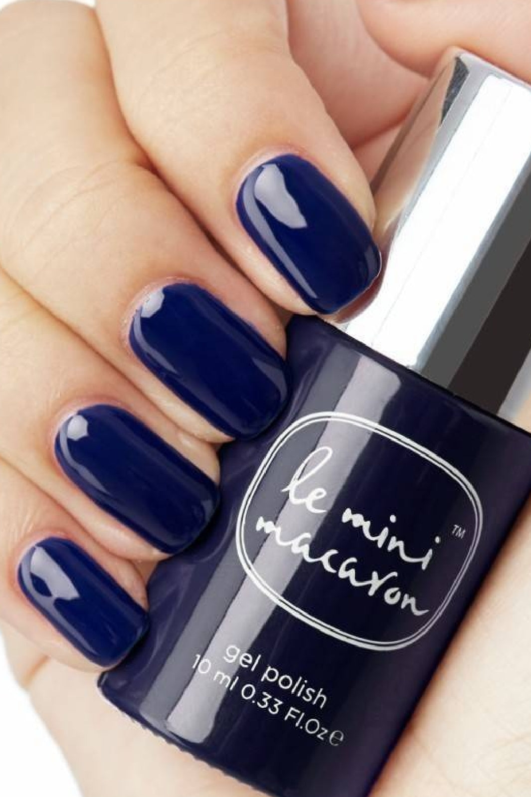 Le Mini Macaron - Neglelak Gel - Midnight Blueberry Neglelak 