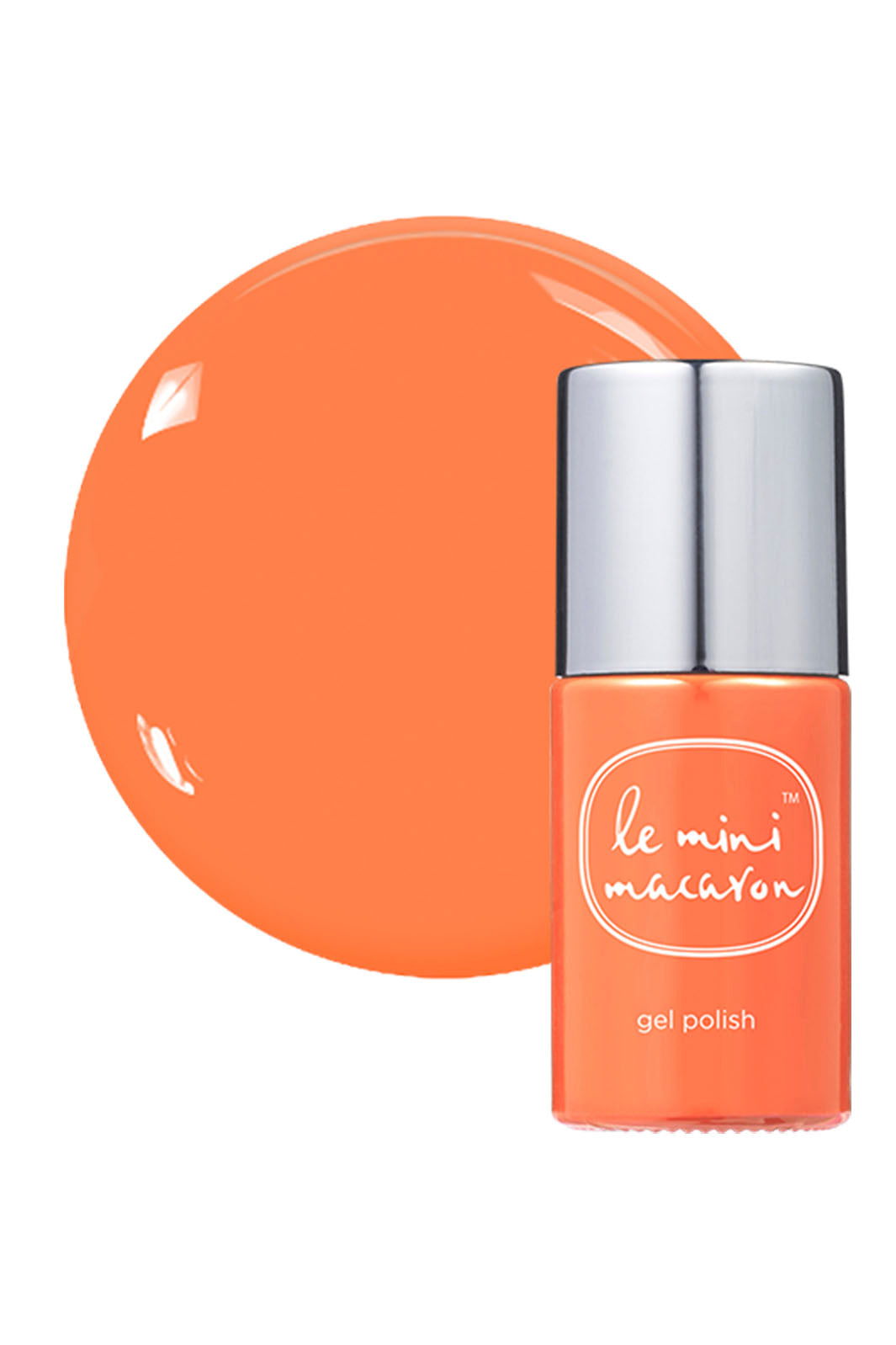 Le Mini Macaron - Neglelak Gel - Papaya Sorbet Neglelak 