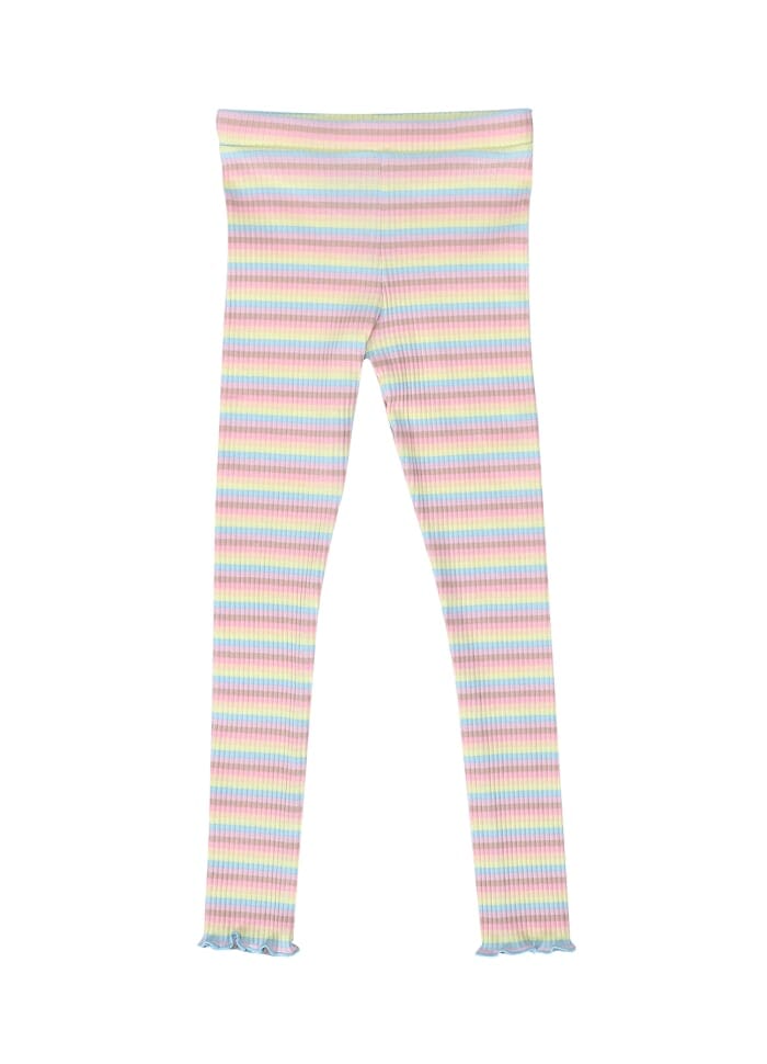 Liberte Ami - Natalia-Leggings-Kids - Dusty Multicolor Stripe Leggings 