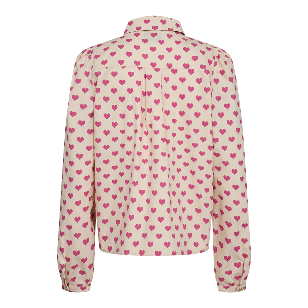 Liberte - Flora-Ls-Blouse - Pink Heart Bluser 