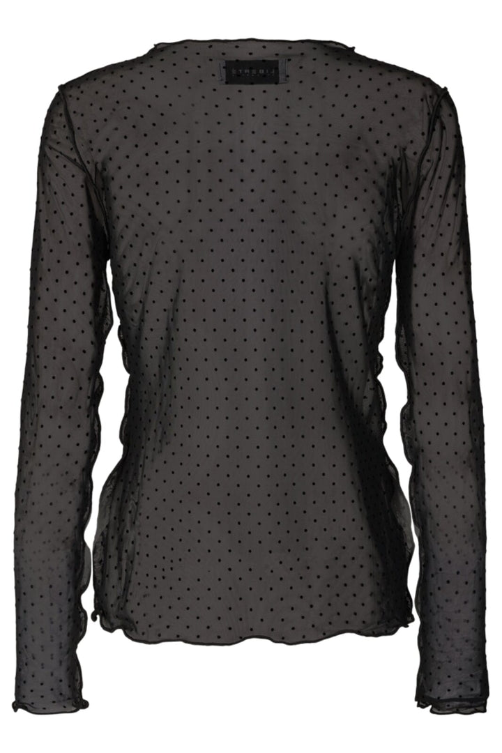 Liberte - Mesh Top - Black Dot Bluser 