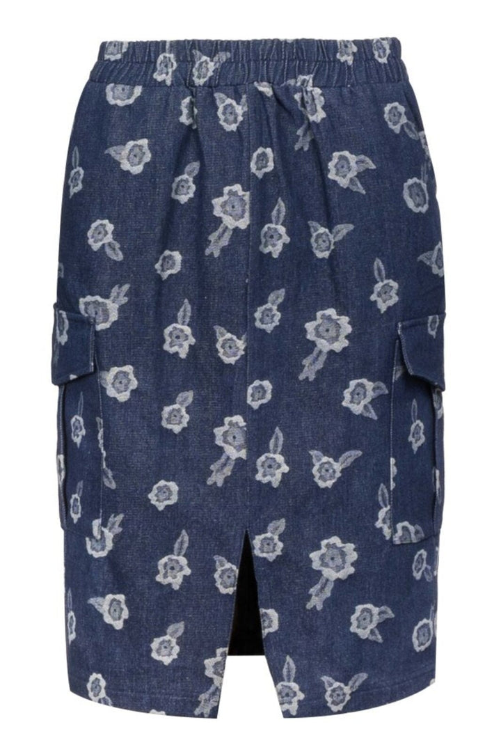 Liberte - Mitty-Cargo-Skirt - Denim Flower Nederdele 