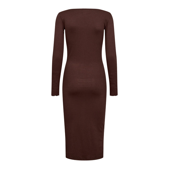 Liberte - Natalia-Ls-Dress - Dark Brown Kjoler 