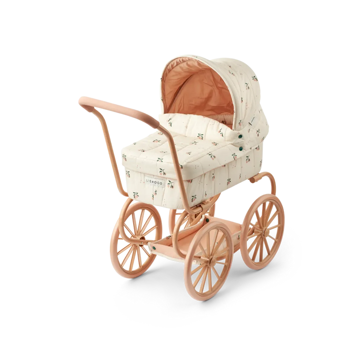 Liewood - Adaline Doll Pram - Peach / Sea shell Legetøj 