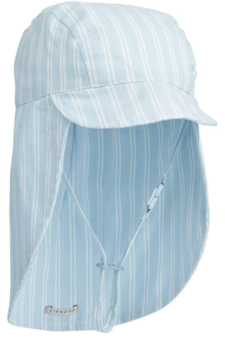 Liewood - Cecilia Sun Hat - Y/D stripe Pure sky / Creme de la creme