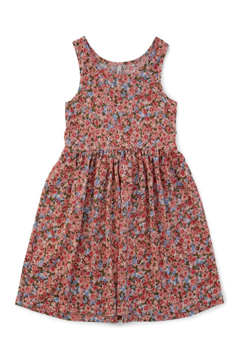 Little Pieces, Lpselina Sl Dress Tw, Strawberry Pink Small flower