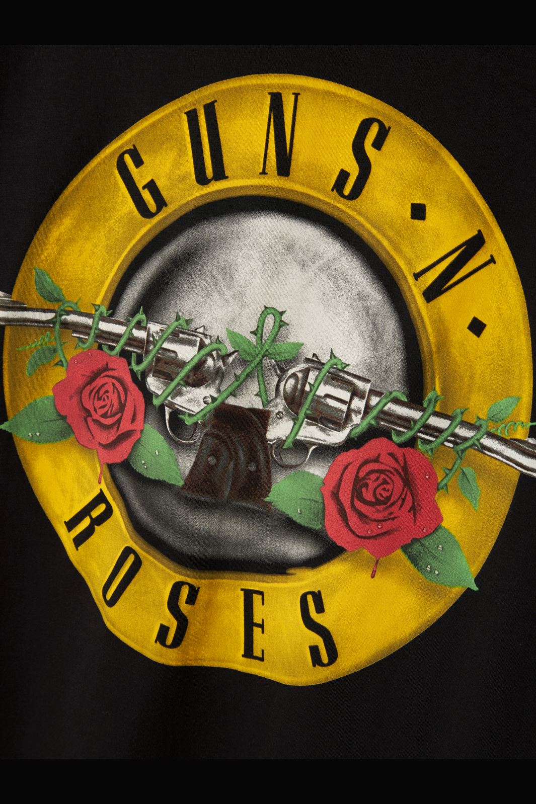 Lmtd - Nlmmadi Gunsnroses Ss Top Lad Unv - 4697999 Black