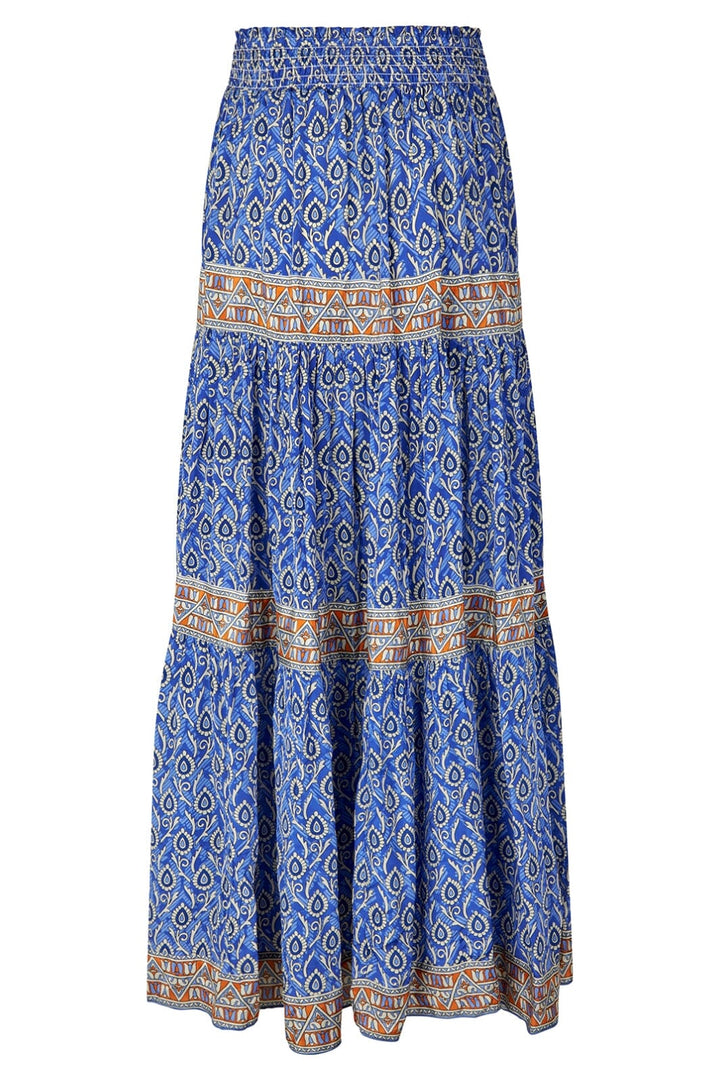 Lollys Laundry - Diamondll Maxi Skirt - 20 Blue