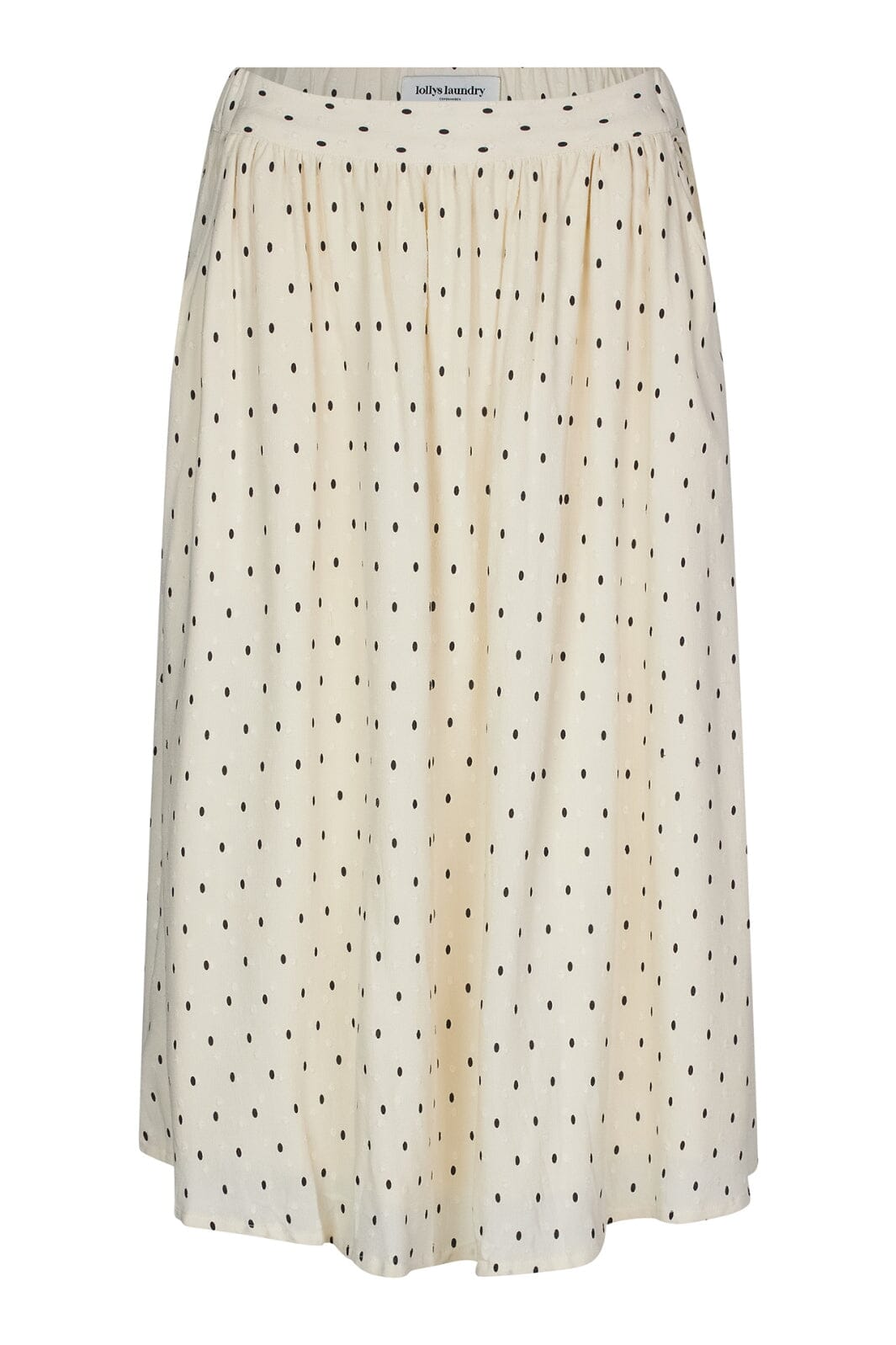 Lollys Laundry - EllaLL Midi Skirt - 02 Creme Nederdele 