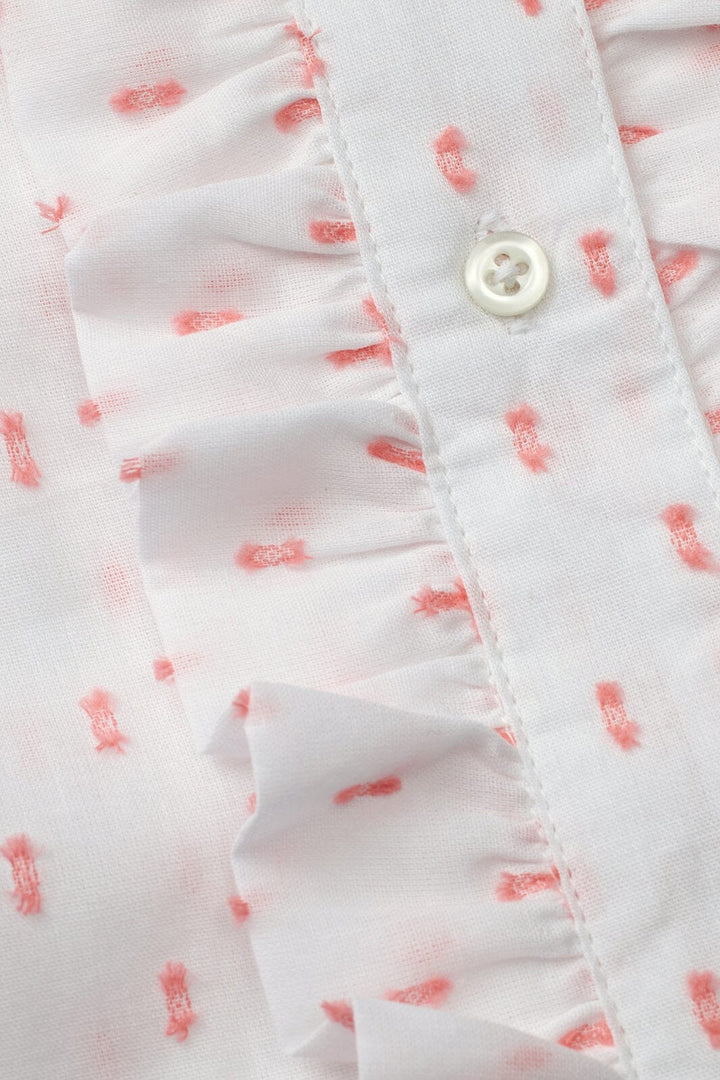 Lollys Laundry - PerthLL Shirt 3/4 - 94 Neon Peach Skjorter 