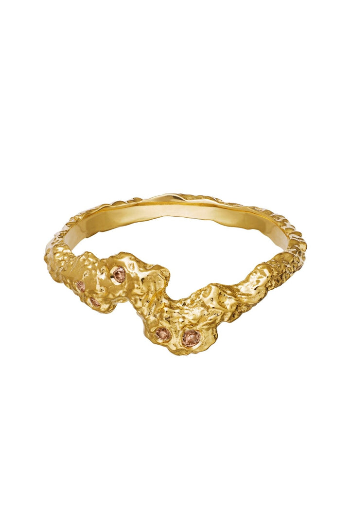 Maanesten - Frida Ring - Coated With 18k Gold.