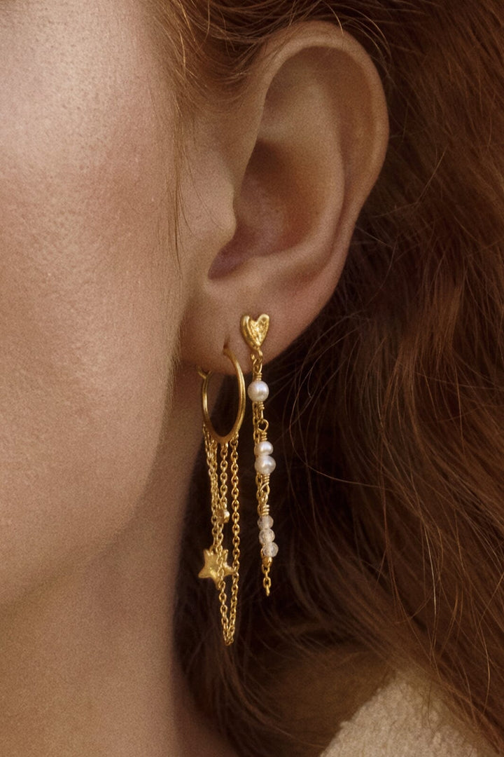 Maanesten - Silma Earrings - 18 Ct Gold Plated 925 Sterling Silver