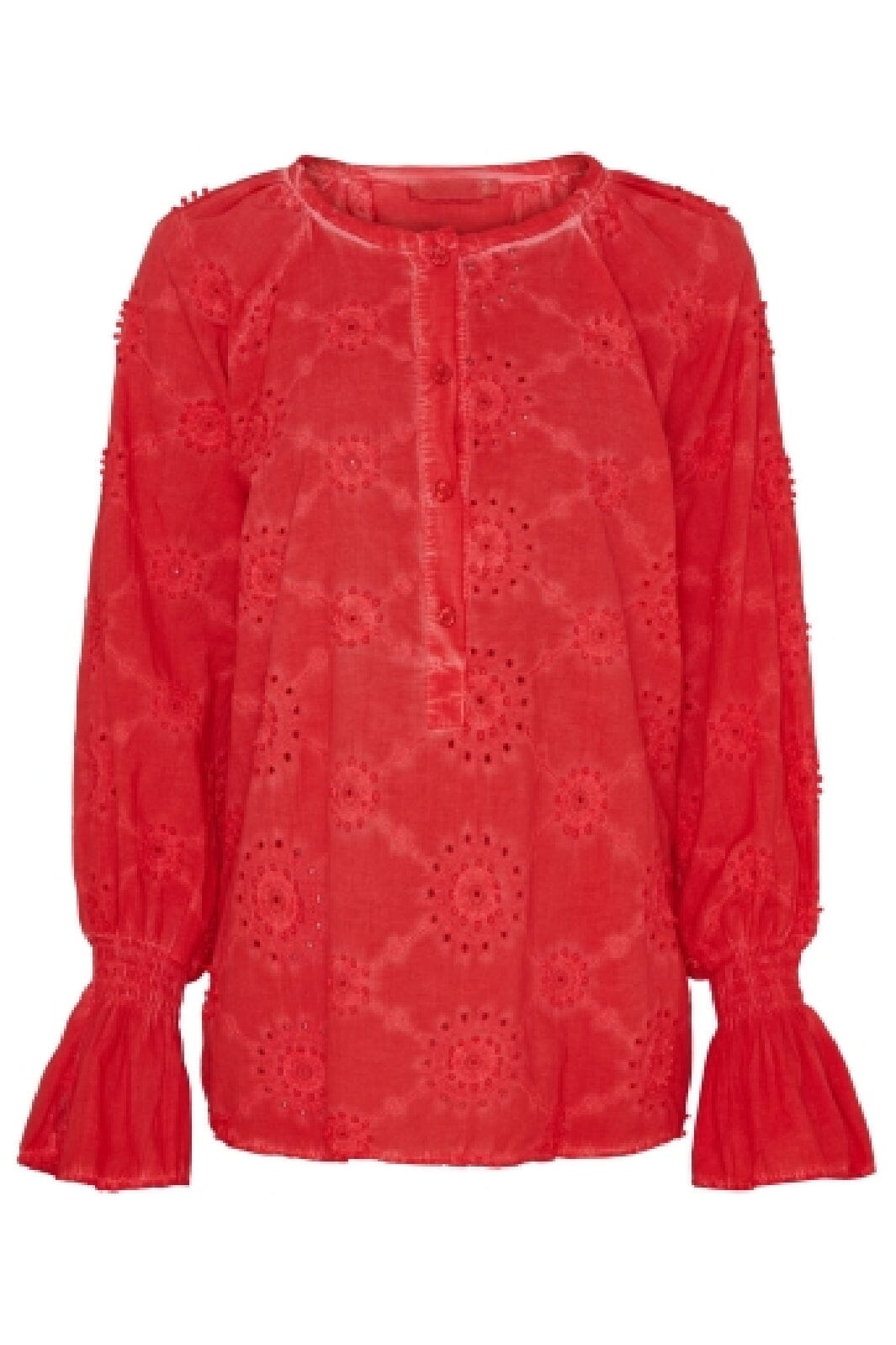 Marta Du Chateau - Mdcbianca Blouse - Red Cold Wash Bluser 