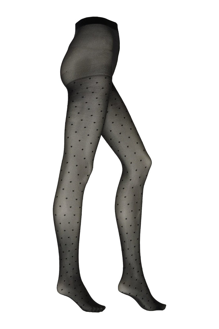 Marta Du Chateau - Mdcchris Tights 20Den 121-CD22PO1 - Black Dot Strømpebukser 