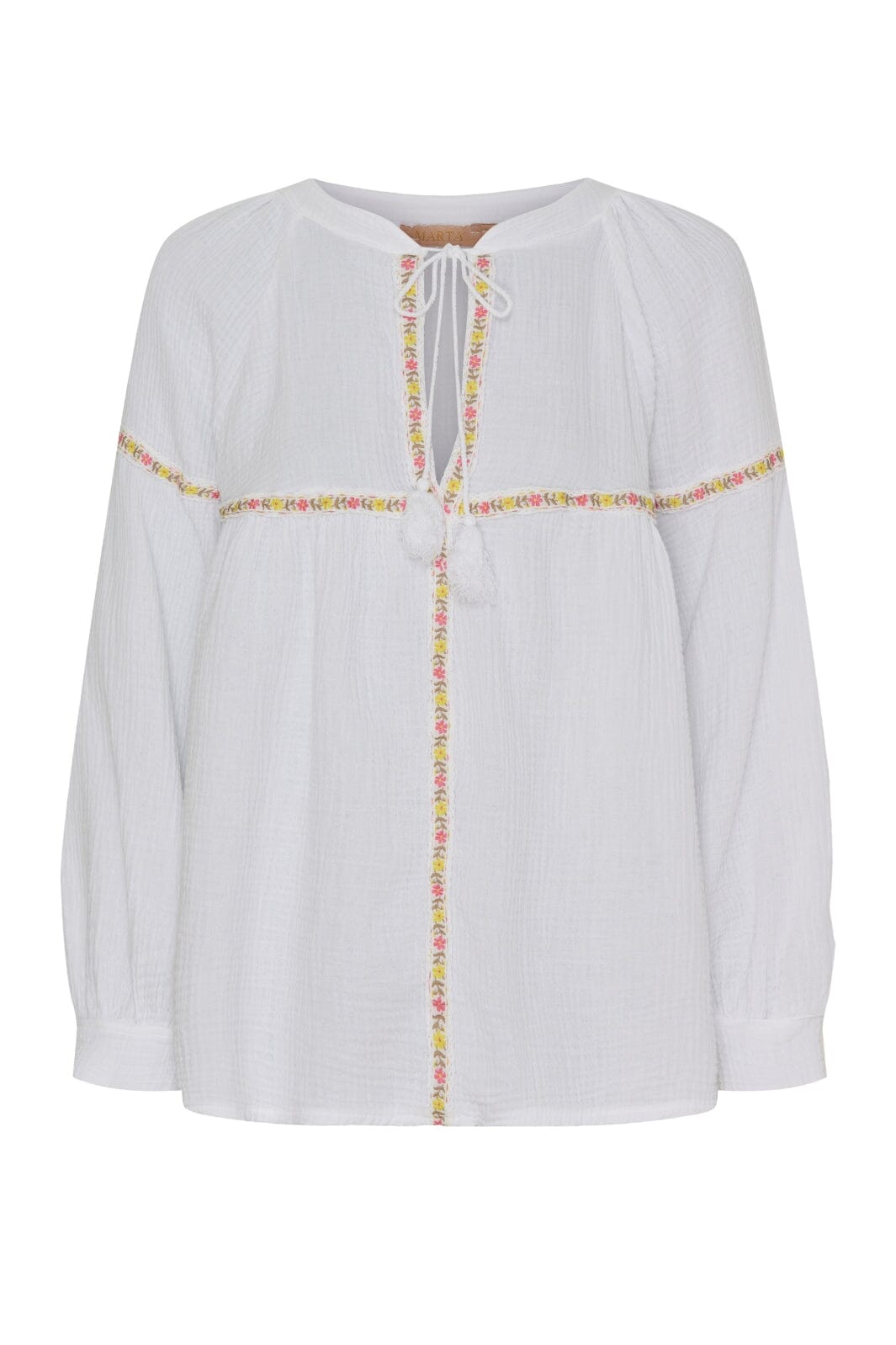 Marta Du Chateau - Mdcdebora Blouse - White Bluser 