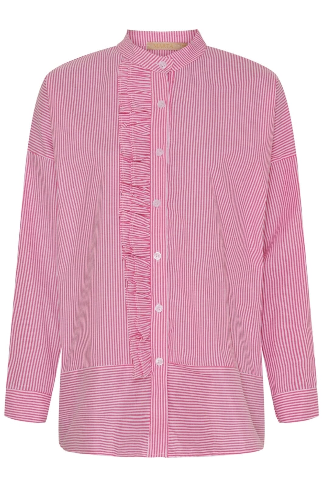 Marta Du Chateau - Mdcfina Shirt - Fuxia Stripe Skjorter 