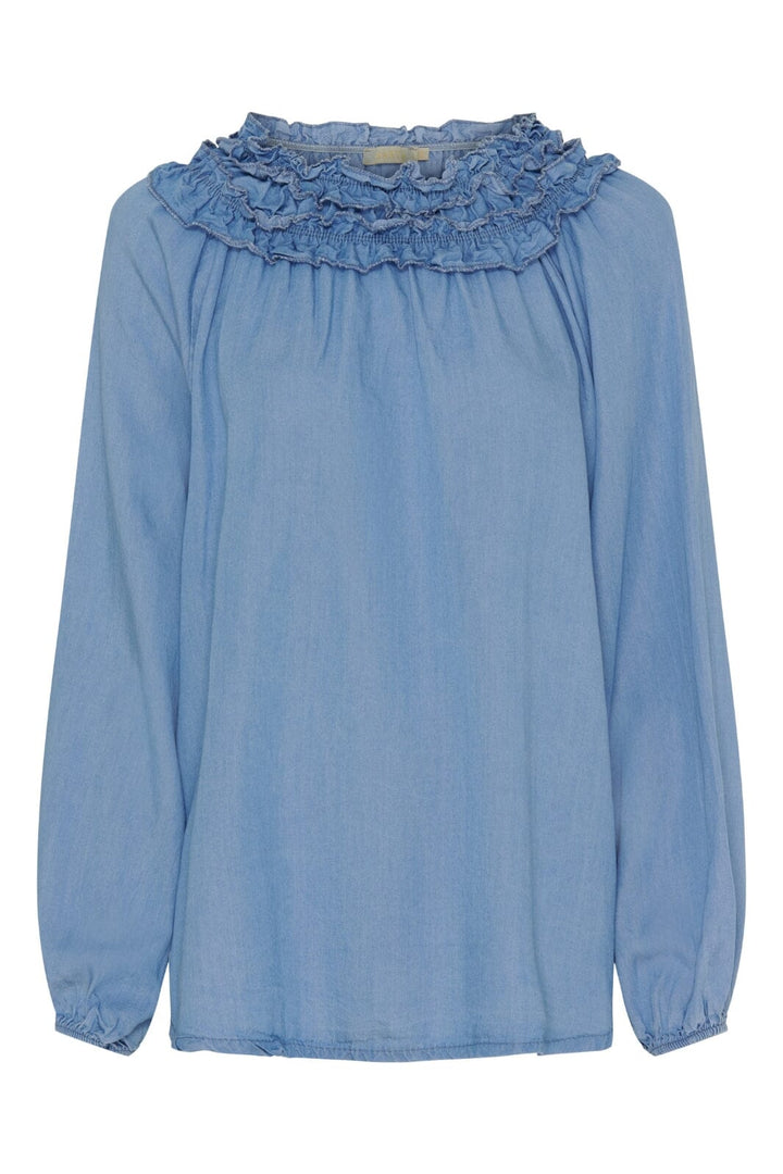 Marta Du Chateau - Mdcjulietta Blouise - Light Blue Bluser 