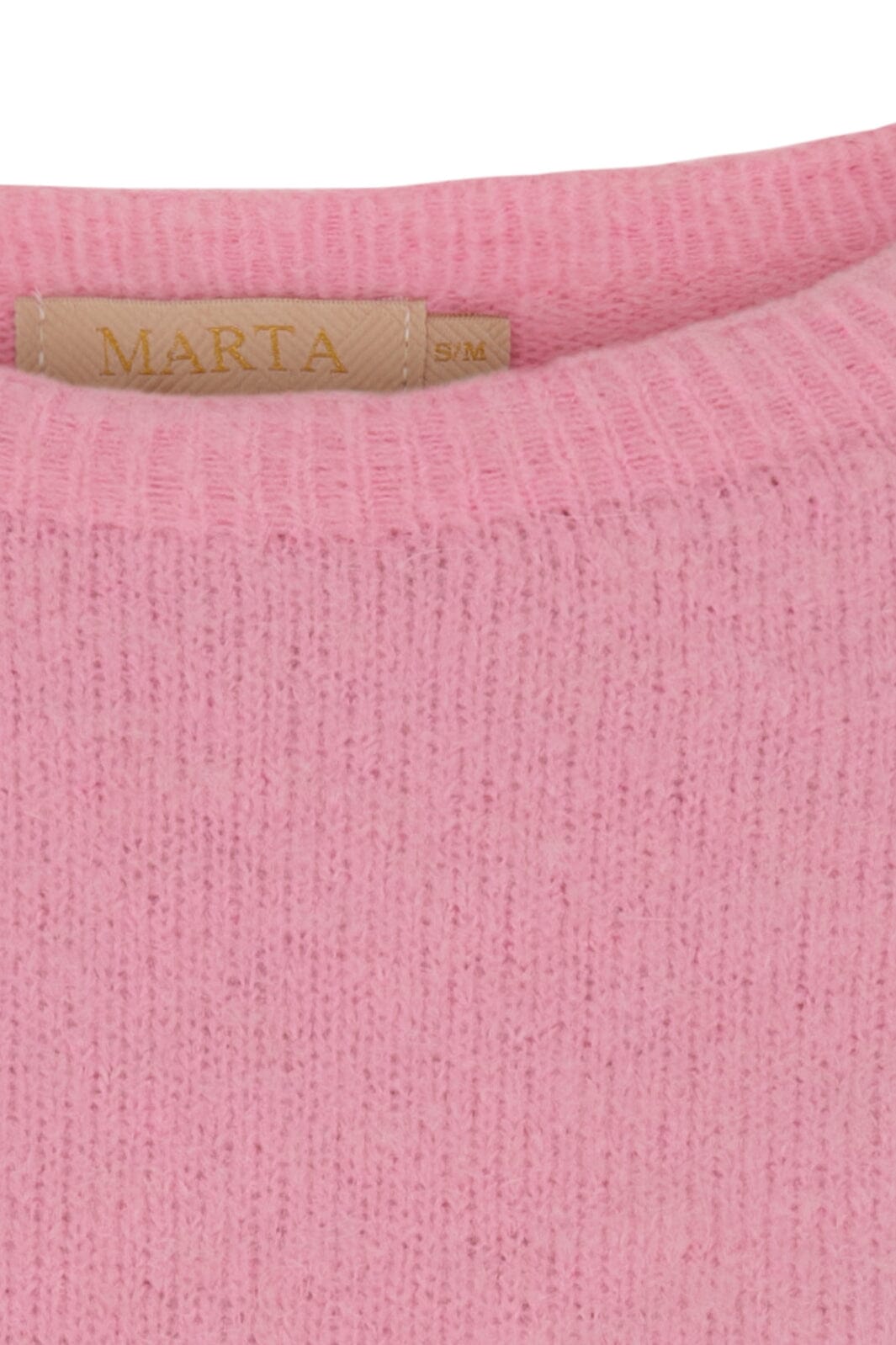 Marta Du Chateau - Mdclela Knit - Baby Pink Strikbluser 