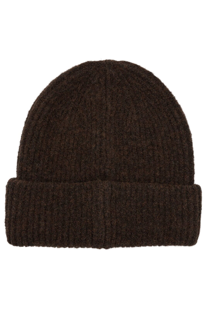 Marta Du Chateau - Rib Beanie Hat - 151512 Brown Huer 