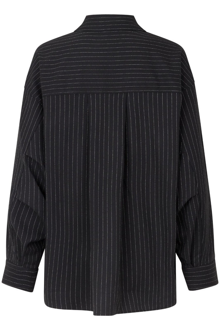 MbyM - Alonsa-M - Black Sugar Pinstripe Skjorter 