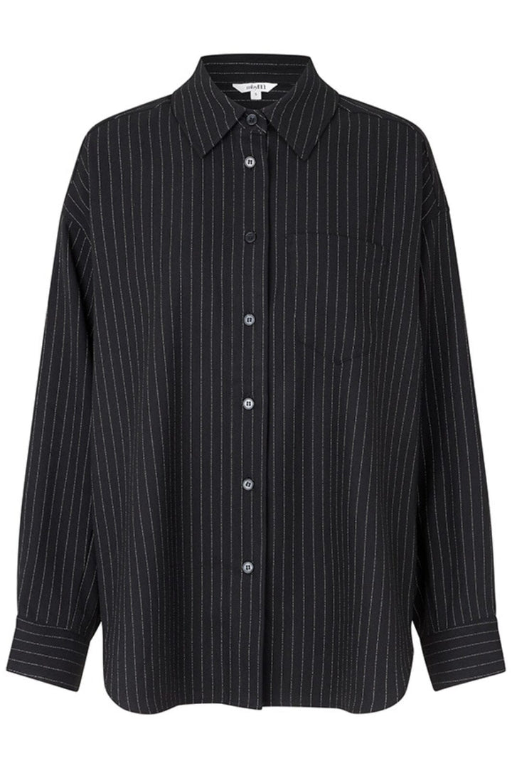 MbyM - Alonsa-M - Black Sugar Pinstripe Skjorter 