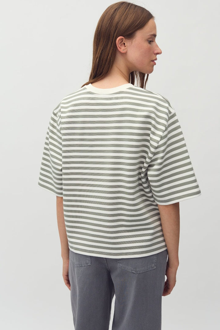 MbyM - Emrys-M 56589020 - S09 - Grey Mel Sugar Stripe